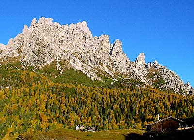 Dolomiti Unesco: M. Ciarìdo ripreso da Soracrepa - Pian dei Buoi, Lozzo di Cadore 