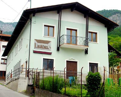 Il museo della latteria di Lozzo di Cadore - facciata esterna