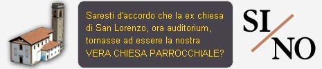 sondaggio online su ex chiesa parrocchiale di San Lorenzo a Lozzo di Cadore