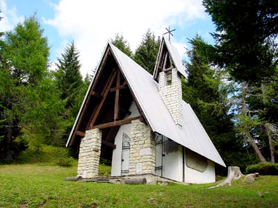 La chiesetta della Madonna del Ciareido a Pian dei Buoi