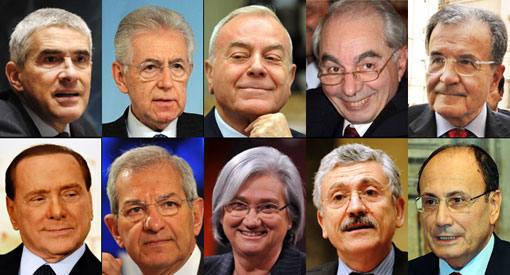 candidati alla carica di presidente della repubblica secondo L'espresso 6-marzo-2012 