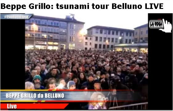 8 febbraio 2013 Movimento 5 Stelle a Belluno