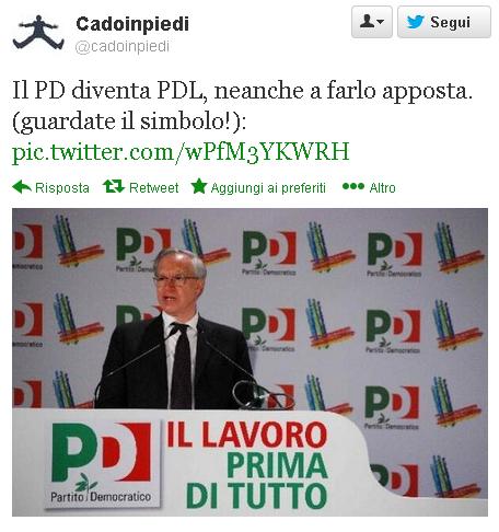 la lenta metamorfosi. il PD è diventato PDL