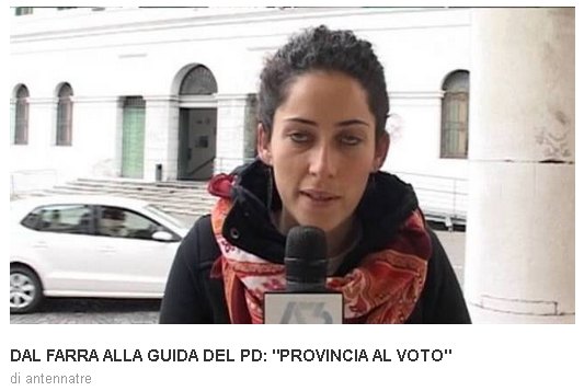 erika dal farra - neosegretario provinciale del pd