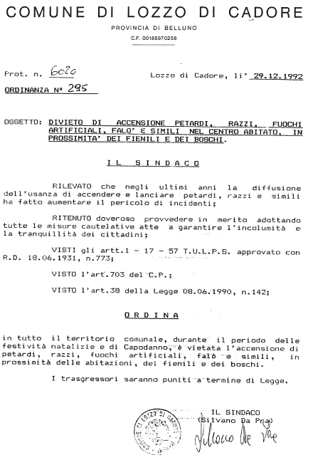 ordinanza295