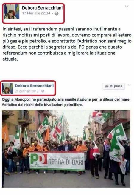 debora serracchiani e le trivelle