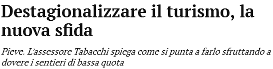 destagionalizzare