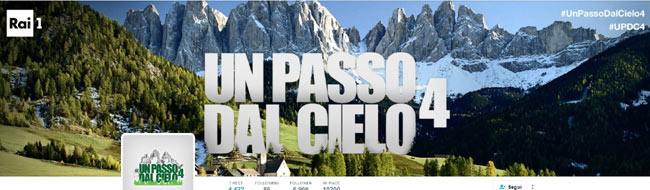 profilo twitter "A un passo dal cielo 4" Rai