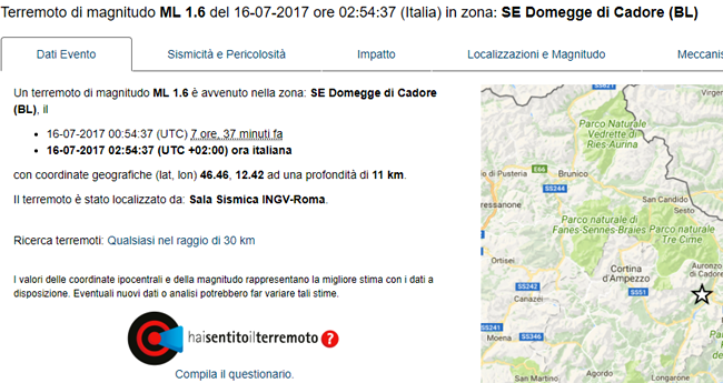 terremotino Domegge...