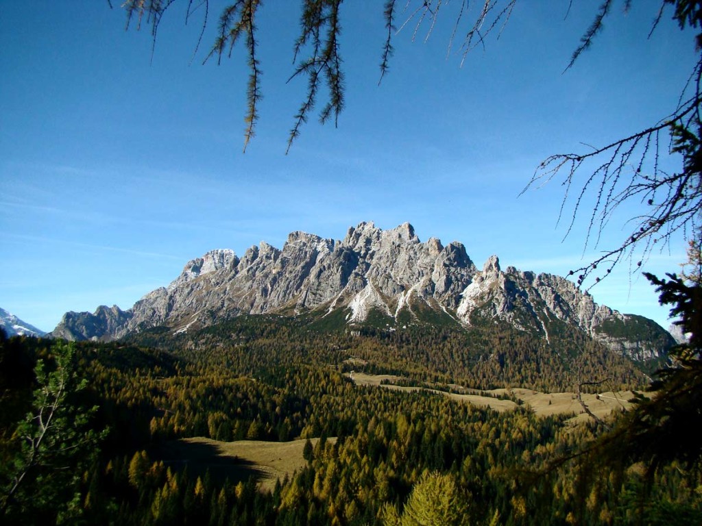 Le Marmarole orientali, dalla Croda Bianca al Ciarìdo dal Col "de la Mitralia"