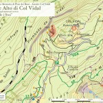 Cartina interventi: "Busa de i Stoi" - Forte Alto - Area Col Vidal