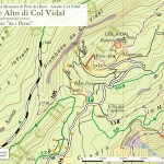 Cartina degli interventi: Tornante "de i Peroi" - Forte Alto - Area Col Vidal