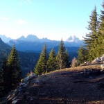 Uu altro scorcio panoramico dalla postazione verso Cadini di Misurina e Tre Cime