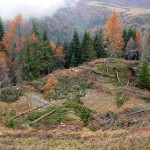 Il Tornante "de i Peroi" si trova subito sotto il lato ovest del piazzale del Forte Alto di Col Vidal