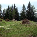 In questa inquadratura la piazzola è ora ripristinata e più visibile