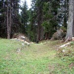 Dalla piazzola verso la stradina che la congiunge con la strada del Genio