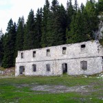 Il lato nord della caserma di Vidal Basso dopo la pulizia