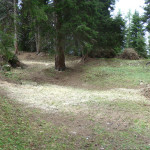 Una panoramica sull'area prossimale alla piazzola "de l Canon"