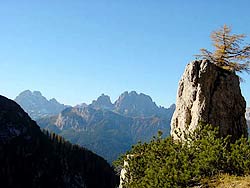 Cristallo e Cadini di Misurina dall'Anello 28