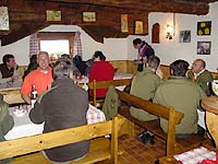 La sala da pranzo principale 