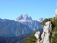 Le Tre Cime di Lavaredo dal sentiero 272