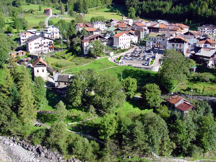 l'area della Roggia dei Mulini ripresa da Revis